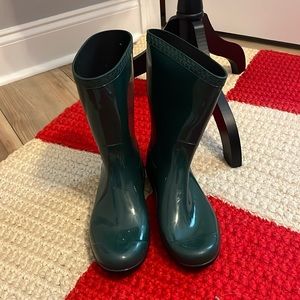 Green UGG Rain Boots 7 1/2- 8